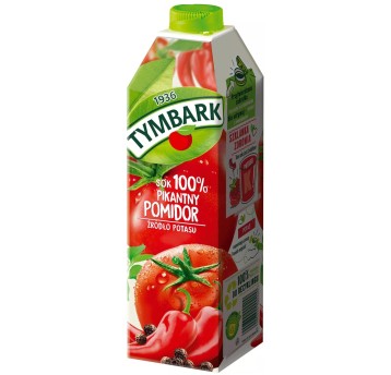 Sok warzywny TYMBARK pikantny pomidor karton 1L
