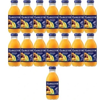 Sok wieloowocowy TARCZYN Multiwitamina żółte owoce butelka szkło 300ml 15 szt.