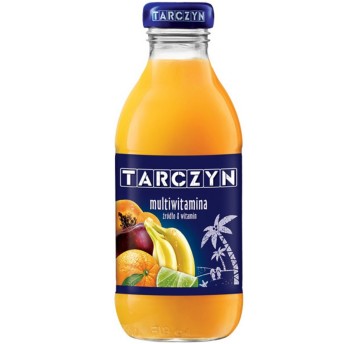 Sok wieloowocowy TARCZYN Multiwitamina żółte owoce butelka szkło 300ml