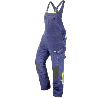 Spodnie ogrodniczki ASATEX Proban Multinorm 1525LH kol. ciemnoniebieski rozmiar XL 58/60