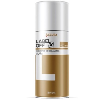 Spray do usuwania etykiet ACCURA Label Off 400ml [ACC1032]