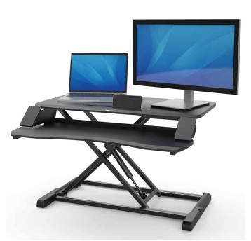 Stanowisko do pracy na stojąco i siedząco FELLOWES Sit-Stand Corsivo kol. czarny [8091001]