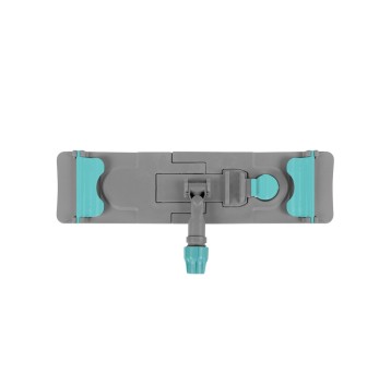 Stelaż do mopa płaskiego plastik MERIDA kol. srebrno-niebieski 40 x 11cm z zakładkami [ST022]