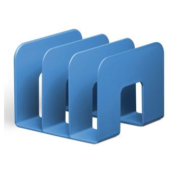 Stojak na katalogi z 3 przegródkami 215 x 65 x 210mm DURABLE ECO tworzywo kol. niebieski [776106]