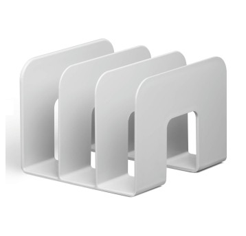Stojak na katalogi z 3 przegródkami 215 x 65 x 210mm DURABLE ECO tworzywo kol. szary [776110]