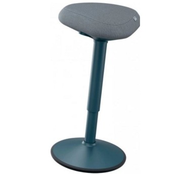 Stołek do pracy w pozycji półstojącej z regulacją wysokości LEITZ ERGO kol. ciemnoszary [65450089]