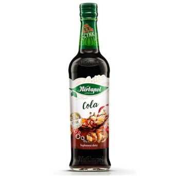 Syrop owocowy HERBAPOL cola butelka szkło 420ml