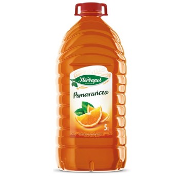 Syrop owocowy HERBAPOL MAX pomarańcza butelka plastik 5L