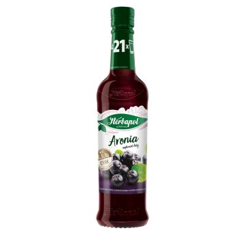 Syrop owocowy HERBAPOL OWOCOWA SPIŻARNIA aronia butelka szkło 420ml