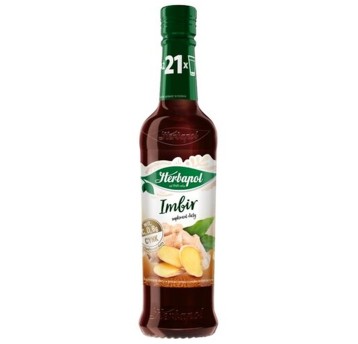 Syrop owocowy HERBAPOL OWOCOWA SPIŻARNIA IMBIR butelka szkło 420ml
