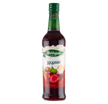 Syrop owocowy HERBAPOL OWOCOWA SPIŻARNIA wiśnia butelka szkło 420ml