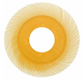 Szczotka czyszcząca 3M SCOTCH-BRITE Bristle BB-ZB adapter Typ-C 152mm P80 kol. żółty (33215)
