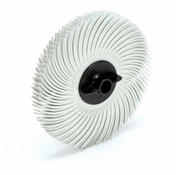Szczotka czyszcząca 3M SCOTCH-BRITE Bristle RD-ZB otwór centralny Typ-C 75mm x 9,53mm P120 kol. biały