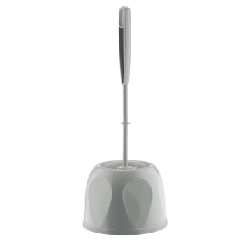 Szczotka z ociekaczem do WC kol. szary