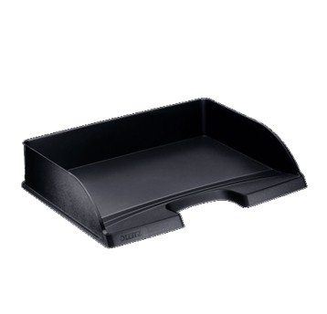 Szuflada na dokumenty 363 x 70 x 273mm LEITZ PLUS polistyren kol. czarny otwarta na długim boku [52180095]