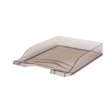 Szuflada na dokumenty A4 BANTEX COLORS polistyren kol. dymny transparentny [100553688]