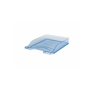 Szuflada na dokumenty A4 BANTEX COLORS polistyren kol. niebieski transparentny [100553683]