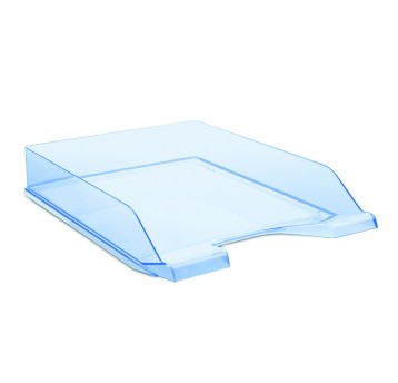 Szuflada na dokumenty A4 DONAU polistyren kol. niebieski transparentny [7470001PL-10]