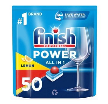 Tabletki do zmywarki FINISH POWERBALL ESSENTIAL cytrynowy 53 szt.