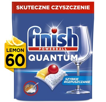 Tabletki do zmywarki FINISH QUANTUM cytrynowy 60 szt.
