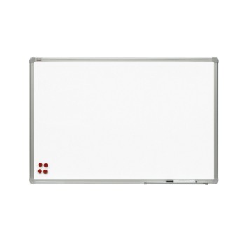 Tablica ceramiczna suchościeralna - magnetyczna 120 x 180cm rama aluminiowa 2x3 kol. biały ceramiczna [TSA1218P3]