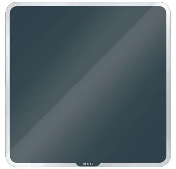 Tablica szklana suchościeralna - magnetyczna 45 x 45cm bezramowa LEITZ kol. szary [70440089]