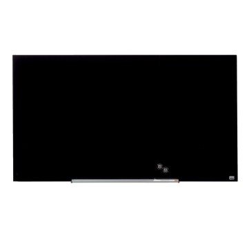 Tablica szklana suchościeralna - magnetyczna 71 x 126cm NOBO kol. czarny [1905181]