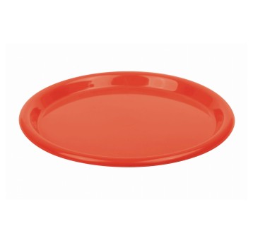Talerz okrągły tworzywo sztuczne kol. czerwony Ø25,5cm MINTRA PARTY [99942]