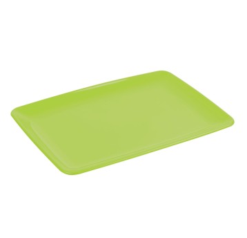 Talerz prostokątny tworzywo sztuczne kol. zielony 20 x 27,5cm MINTRA PARTY [3601]