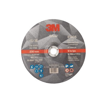 Tarcza do cięcia 3M SILVER T42 230mm x 2,5mm x 22,23mm [51805]