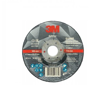 Tarcza do szlifowania 3M SILVER T27 125mm x 7mm x 22,23mm [51748]