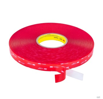 Taśma akrylowa dwustronna 3M VHB 4905F 12mm x 66m x 0,5mm kol. przezroczysty [4905F12]