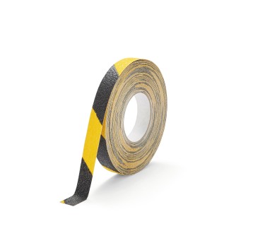 Taśma antypoślizgowa DURABLE DURALINE GRIP+ 25mm x 15m x 0,7mm kol. żółto-czarny [1095130]