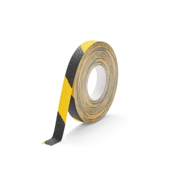 Taśma antypoślizgowa DURABLE DURALINE GRIP+ 25mm x 15m x 0,7mm kol. żółto-czarny [1095130]
