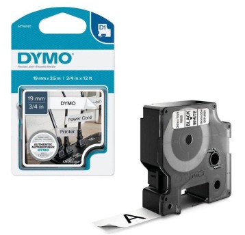 Taśma DYMO 16958 / S0718050 kol. czarny na białym 19mm x 3,5m D1 nylonowa