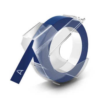 Taśma DYMO 520106 / S0898140 kol. biały na niebieskim 9mm x 3m 3D