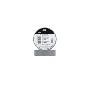 Taśma elektroizolacyjna winylowa 3M TEMFLEX 155 19mm x 20m x 0,13mm kol. szary