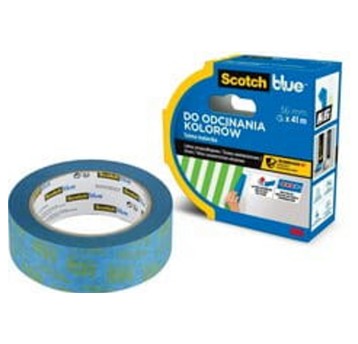 Taśma maskująca 3M SCOTCHBLUE 36mm x 41m kol. niebieski do odcinania kolorów