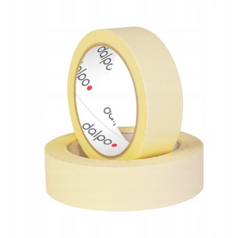 Taśma maskująca DALPO 38mm x 50m kol. żółty malarska [TM-514/D1]