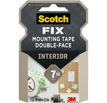 Taśma montażowa dwustronna 3M SCOTCH-FIX 4496G-1915-P 19mm x 1,5m kol. biały