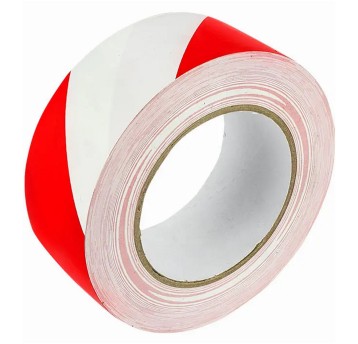 Taśma ostrzegawcza GRAND 48mm x 50m kol. biało-czerwony samoprzylepna wodoodporna [130-1961]