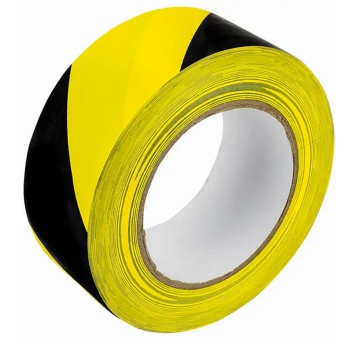 Taśma ostrzegawcza GRAND 48mm x 50m kol. żółto-czarny samoprzylepna wodoodporna [130-1960]