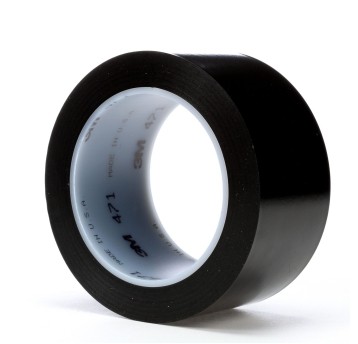 Taśma oznaczeniowa winylowa 3M 471 50mm x 33m x 0,14mm kol. czarny [515758]