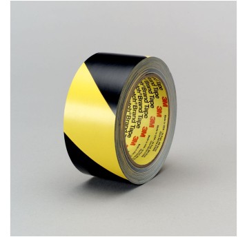 Taśma oznaczeniowa winylowa 3M 5702 50mm x 33m x 0,14mm kol. żółto-czarny [515766]