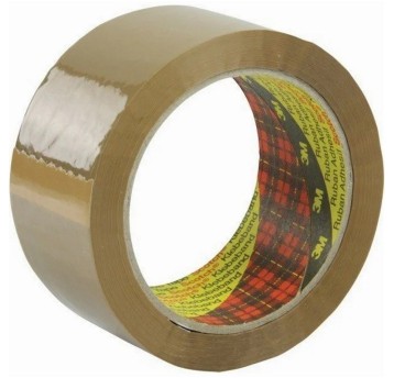 Taśma pakowa 3M 50mm x 66m Hot-Melt 371 kol. brązowy [3M-XX004803811]