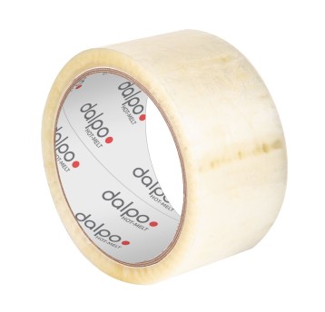 Taśma pakowa DALPO 25mm x 60m Hot-Melt kol. przezroczysty [TPU-903T]