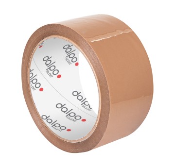 Taśma pakowa DALPO 48mm x 54m kol. brązowy cicha [TPC-002H]
