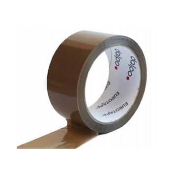 Taśma pakowa DALPO 55mm x 66m kol. brązowy cicha [TPC-104H/W]