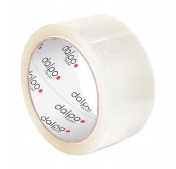 Taśma pakowa DALPO 55mm x 66m kol. przezroczysty cicha [TPC-104T/W]