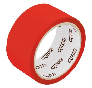 Taśma pakowa GRAND 48mm x 50m kol. czerwony [130-1924]
